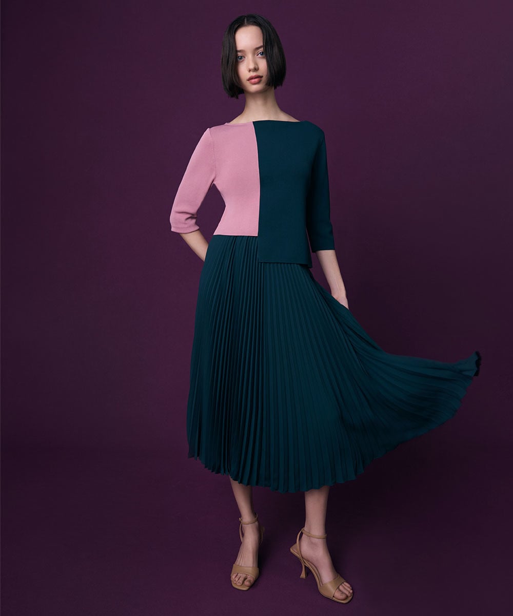 Pleats skirt
