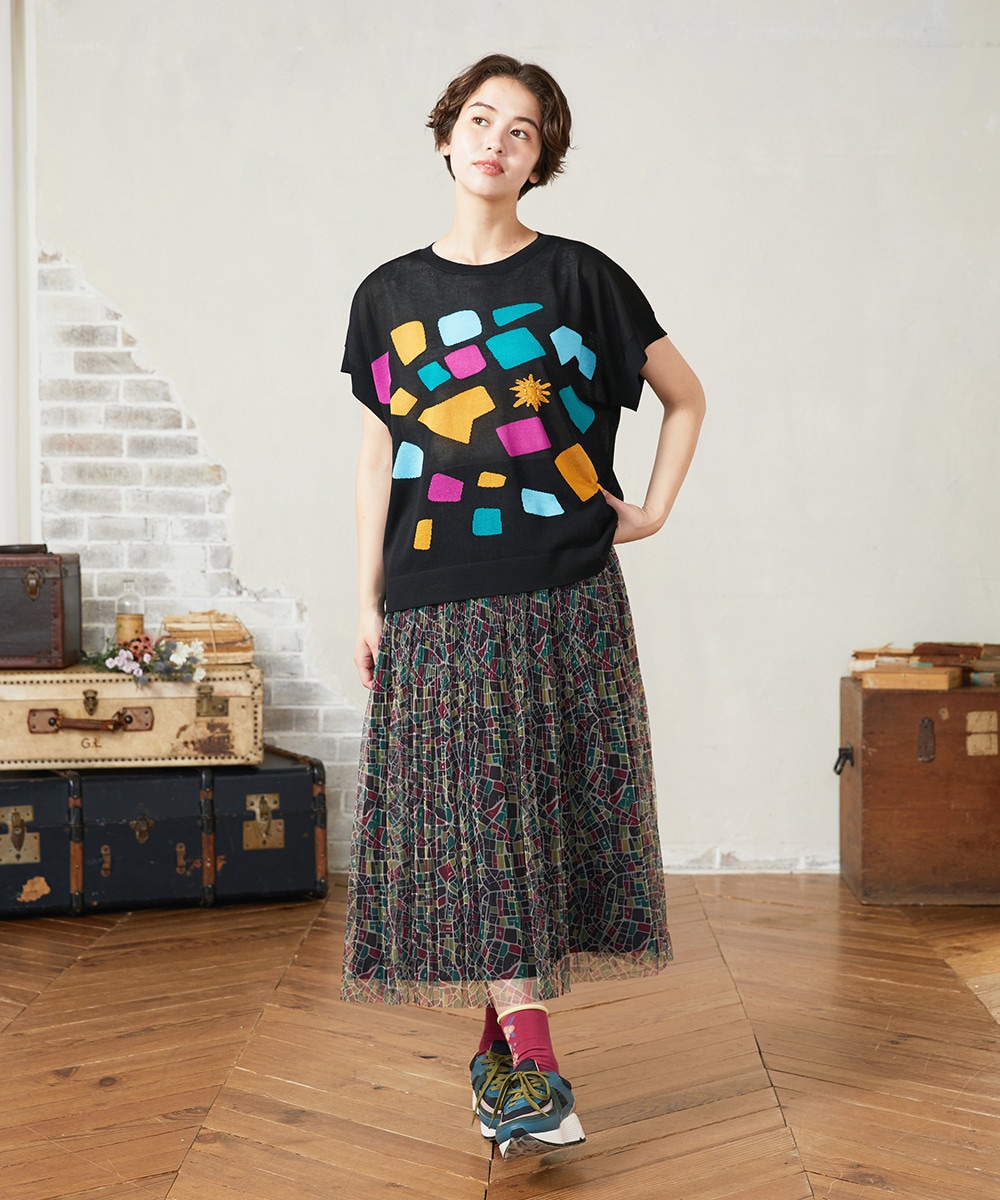 Callejero シアーニットプルオーバー