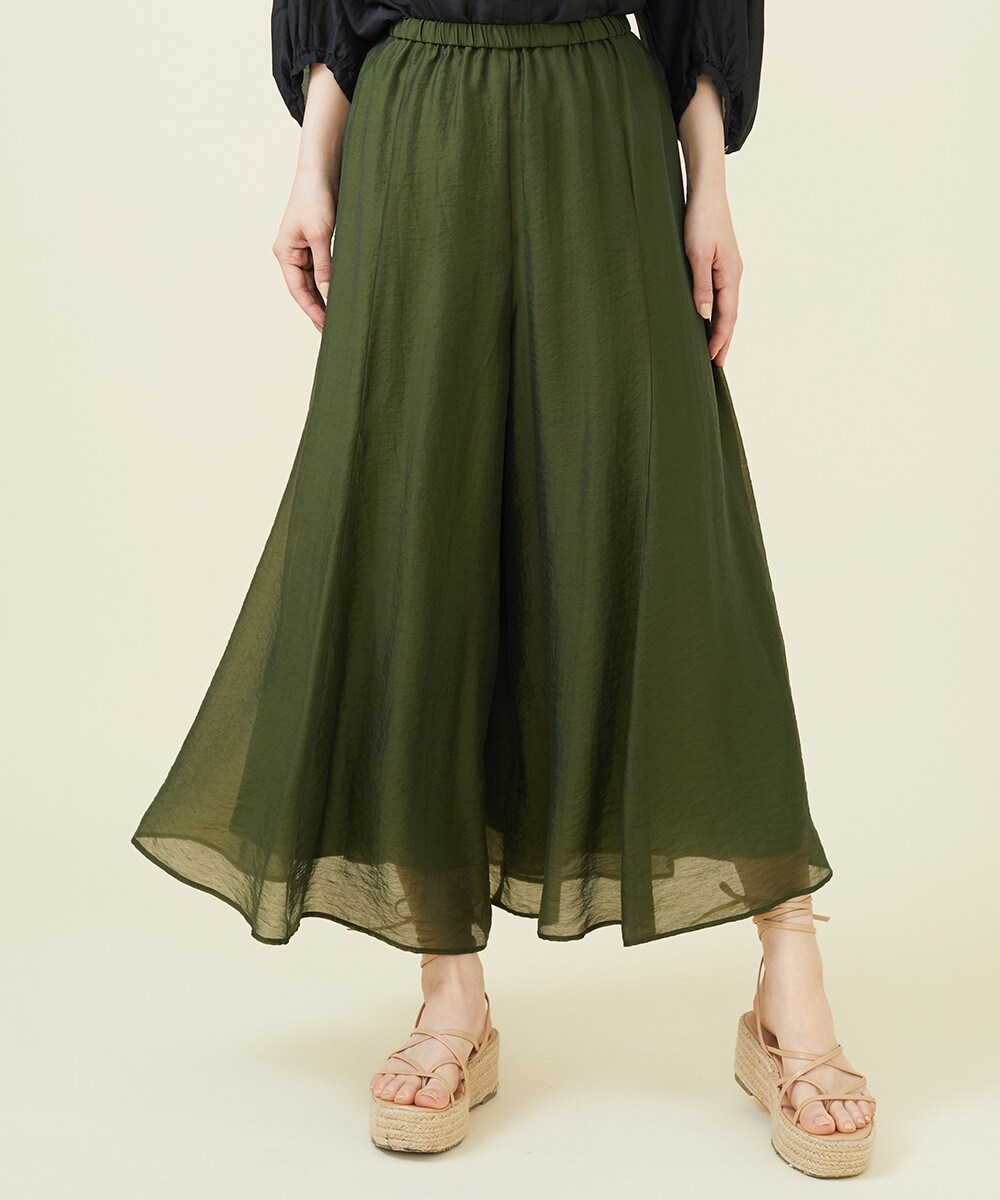 Tencel nylon flare pants