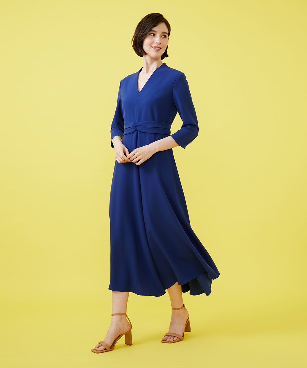 ウエストベルトドレス