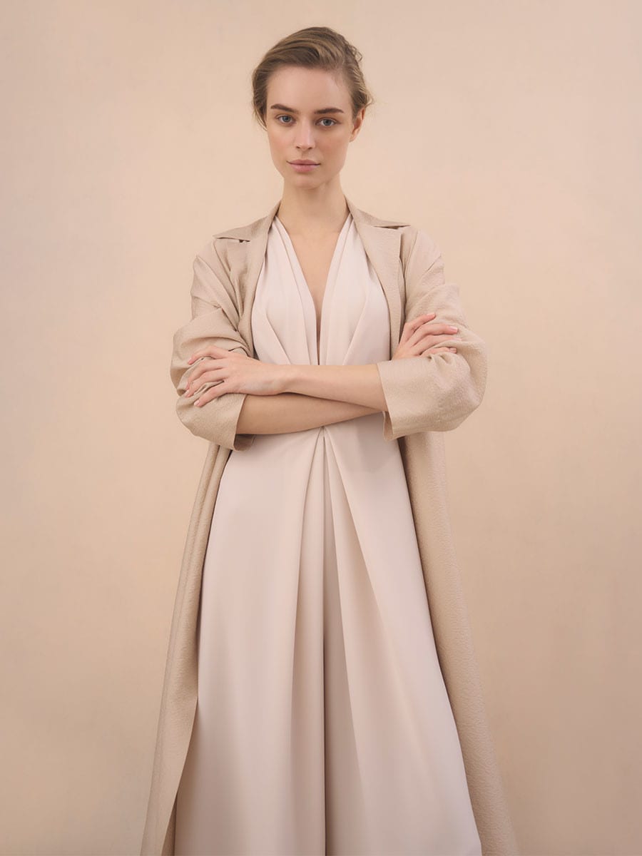 V-neck jumpsuit