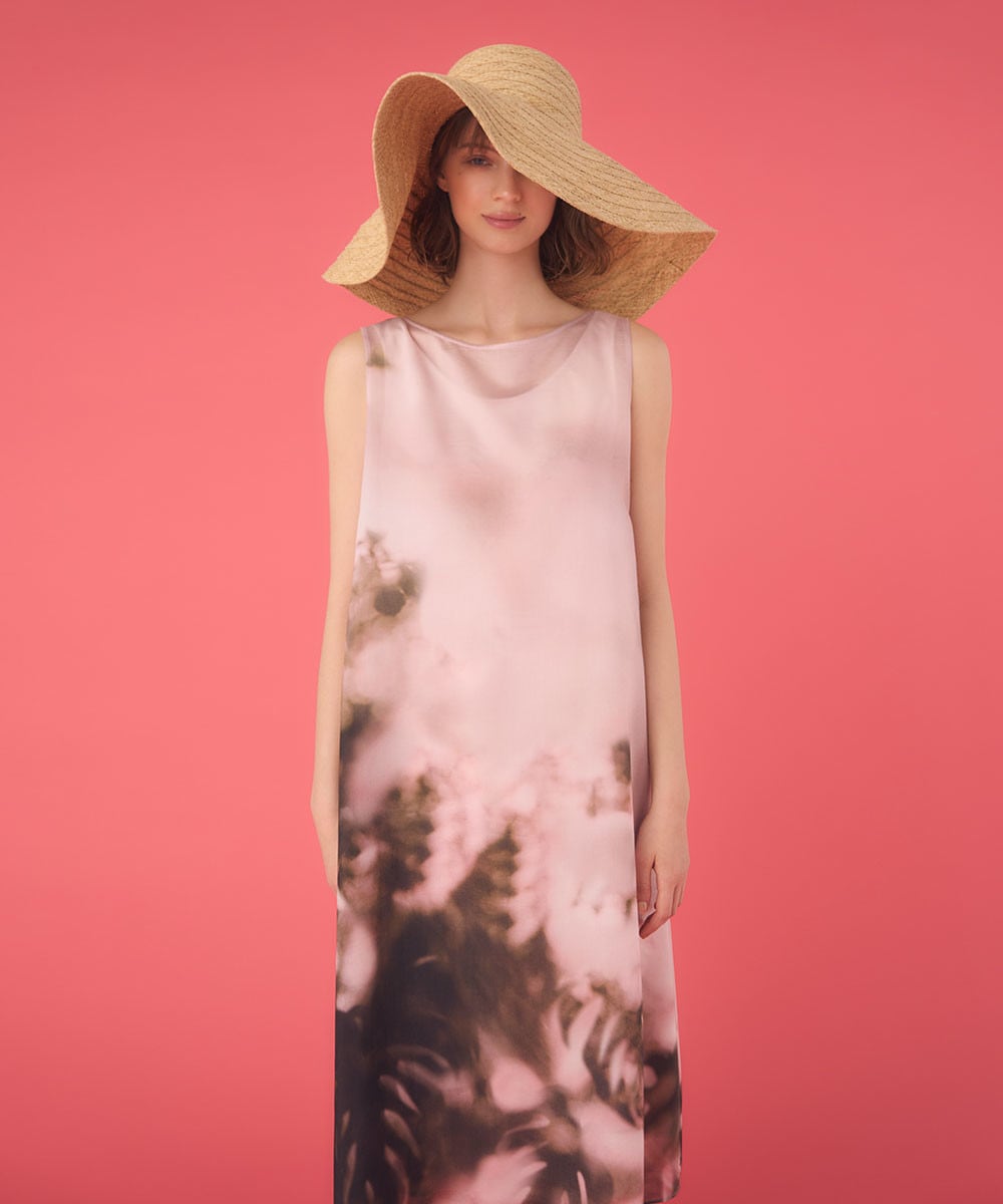 Shadow print dress