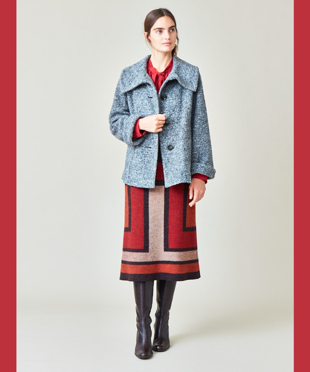 TEDDYブークレショートコート