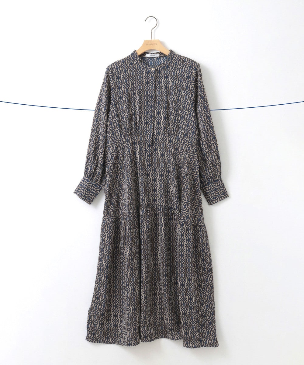 モノグラムプリントワンピース