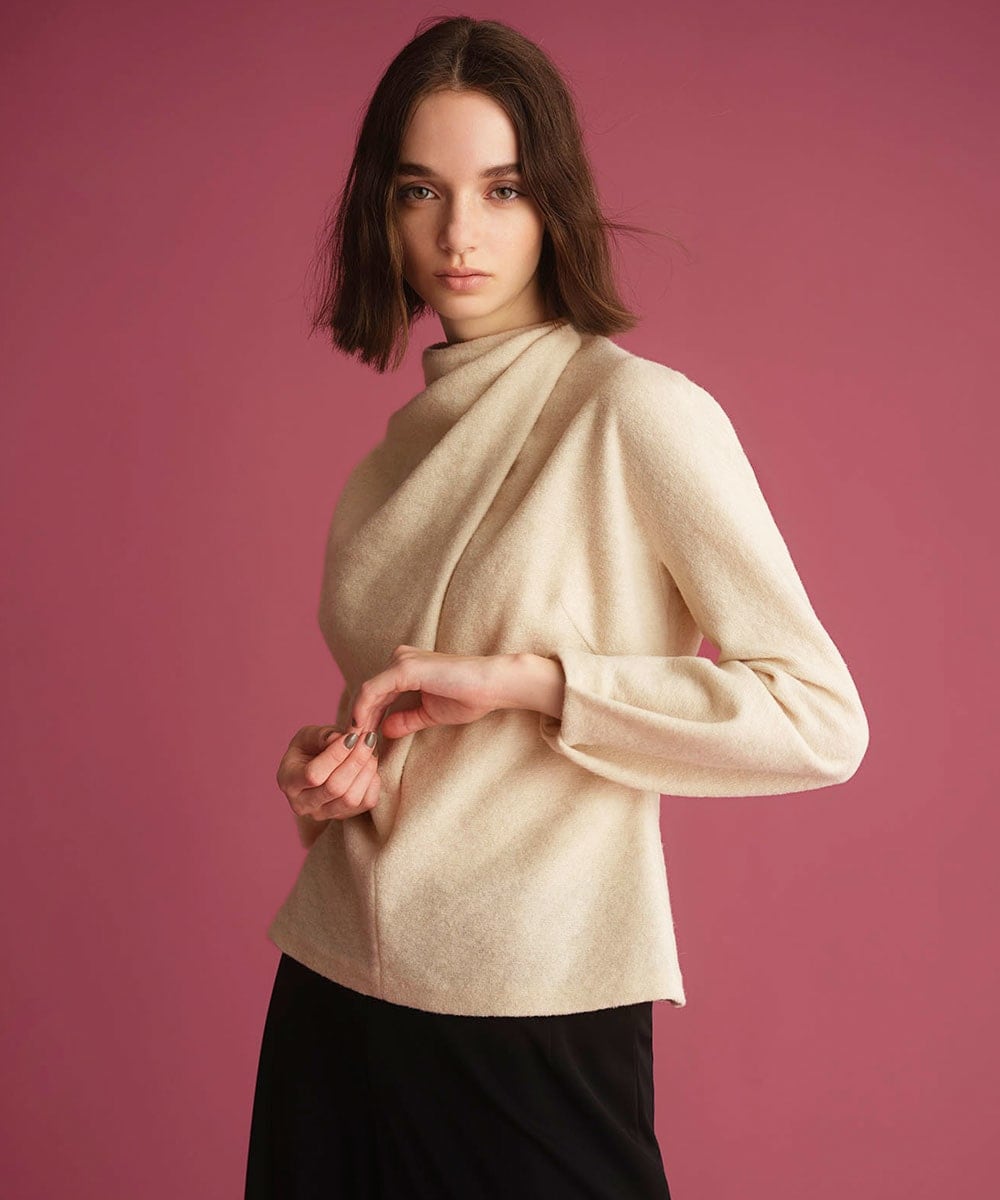 Front drape jersey top