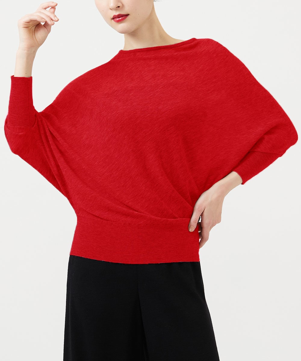 Asymmetrical knit top