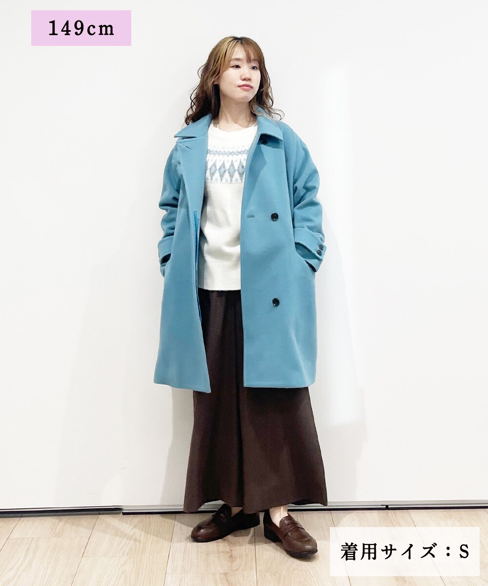 きれい色コートで気分を上げて