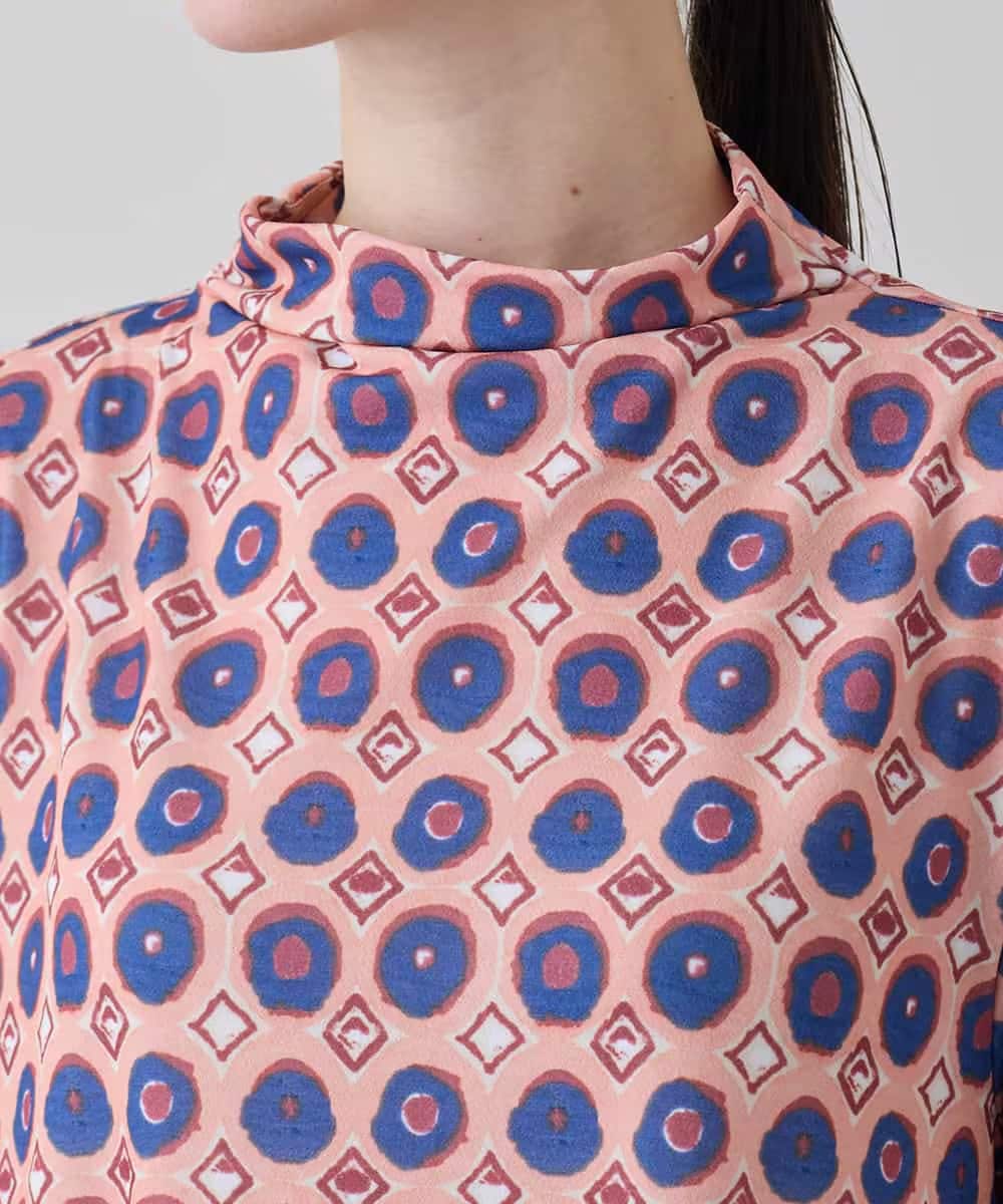 ドットスクエアAラインデザインチュニック