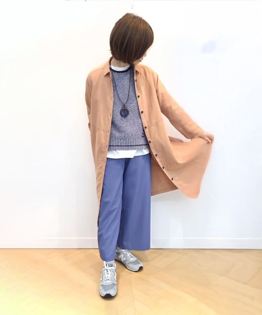 シルエットと着心地が魅力