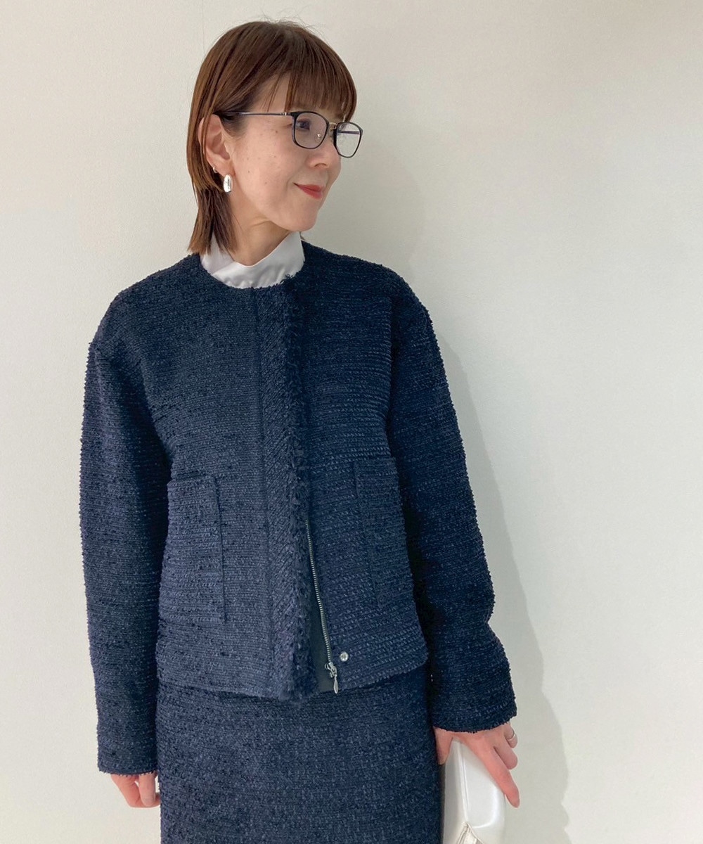 定番のツィードセットアップ