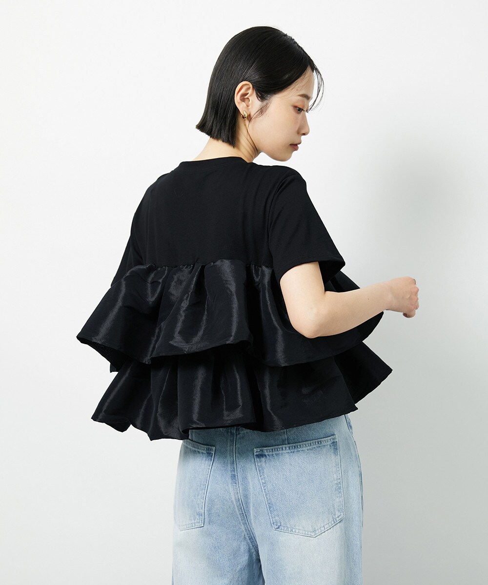 ティアードフリルTシャツ画像1