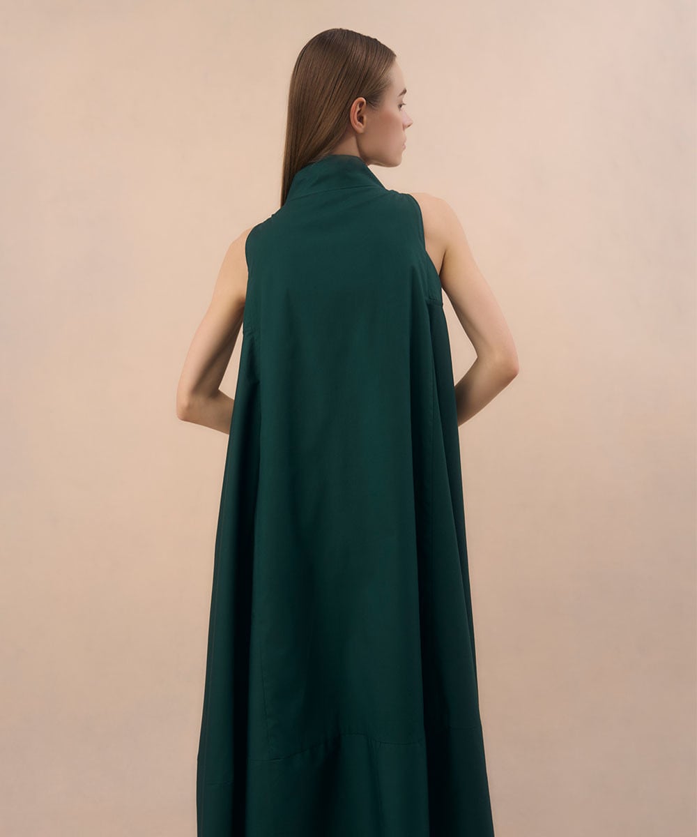 Off collar dress