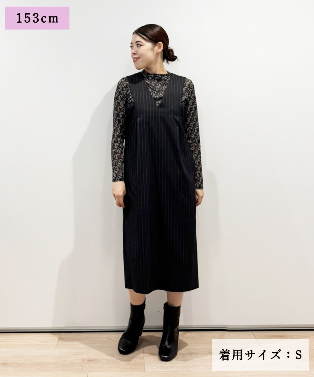 ロングシーズン楽しめるジャンパースカート