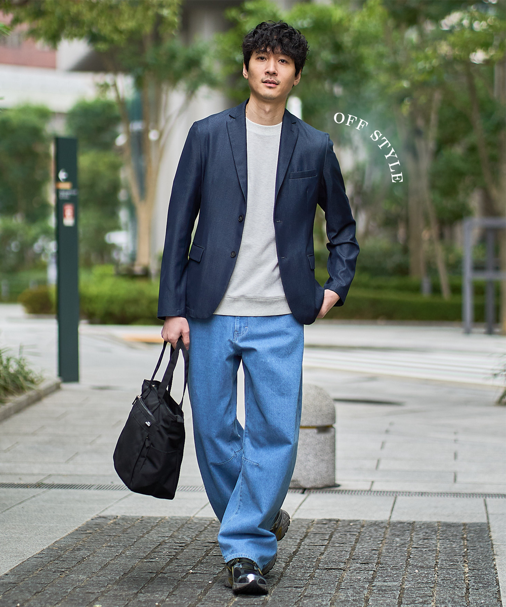 ＼毎年支持率NO.1／デニムライクストレッチスマートジャケット