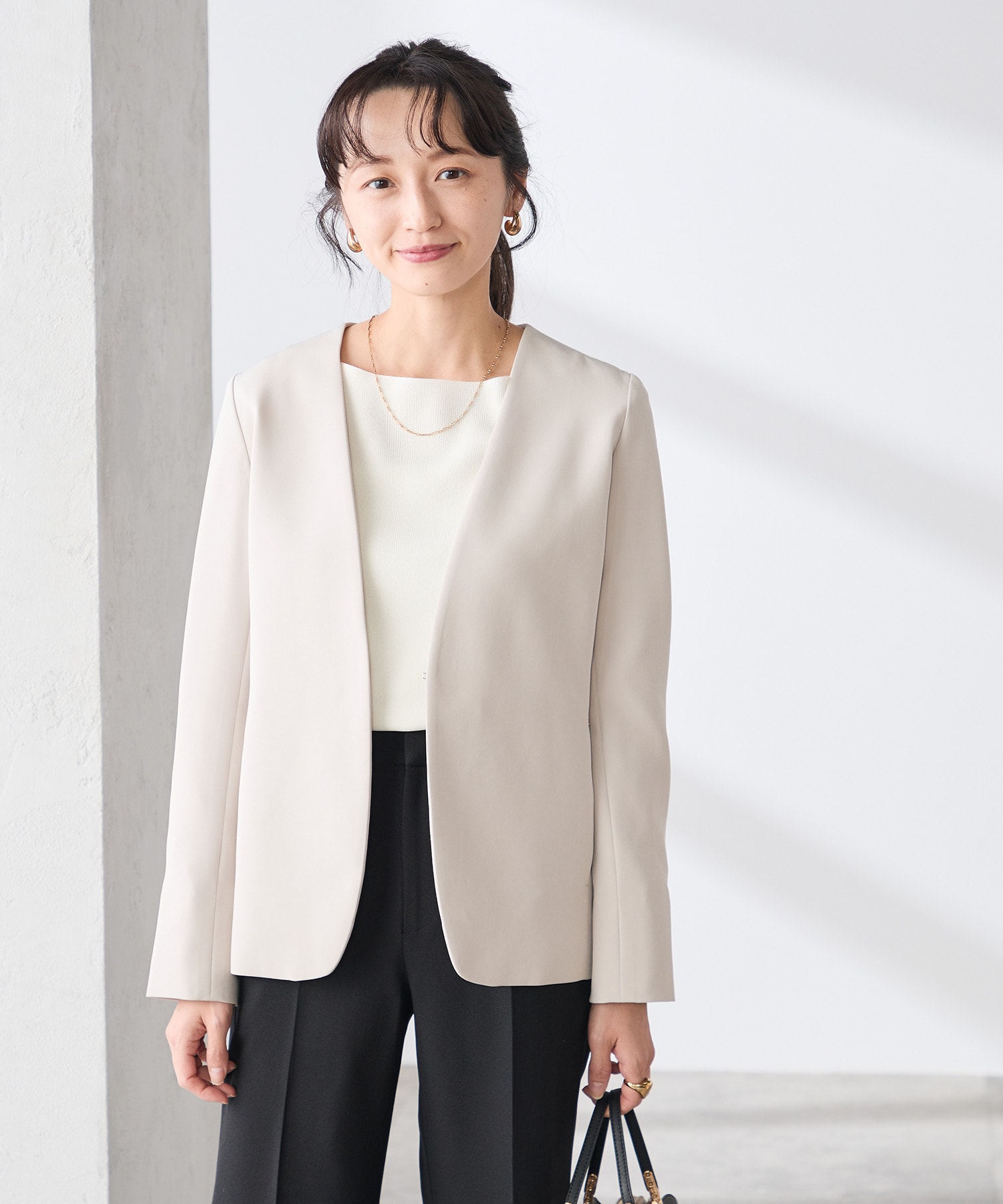 ノーカラージャケット