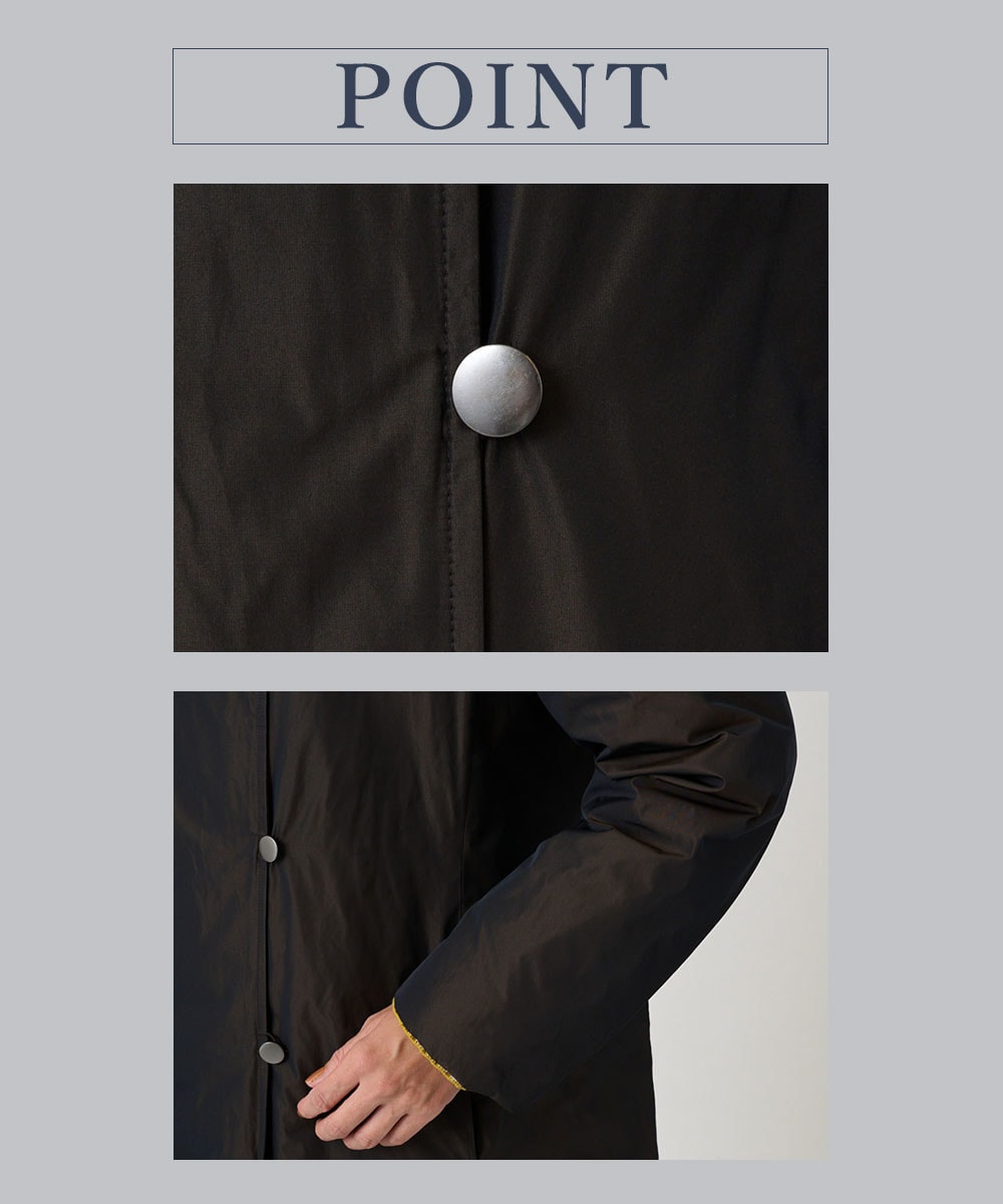 ステッチレスシャンブレーロングダウンコートのおすすめポイント