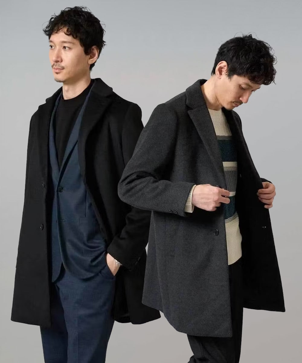 ウールライトビーバーチェスターコート