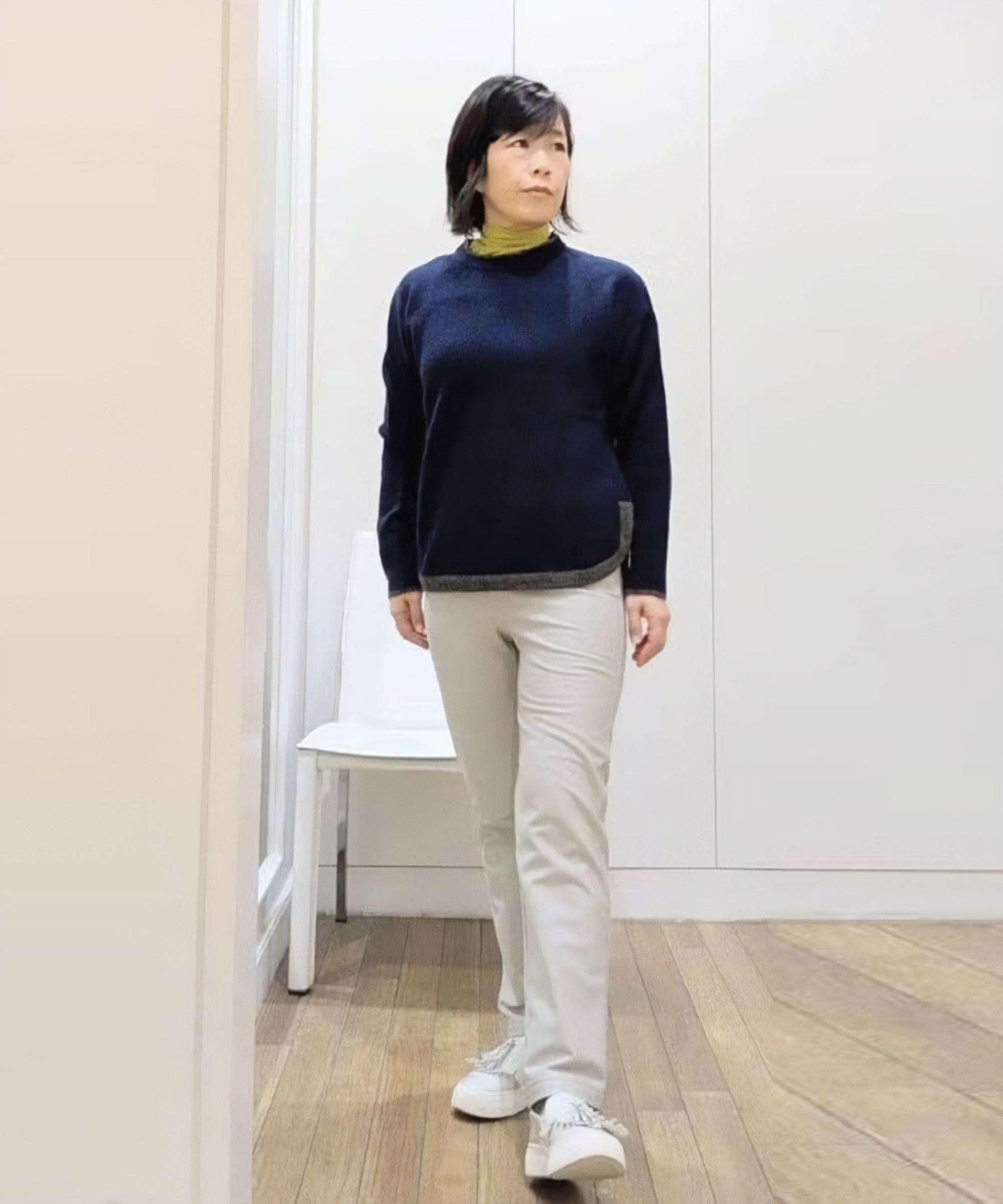 ウエストゴムでストレッチ性も◎穿き心地抜群パンツ！