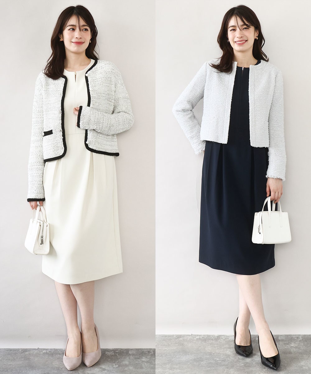 ウエストタックワンピース/洗える/WEB限定サイズあり