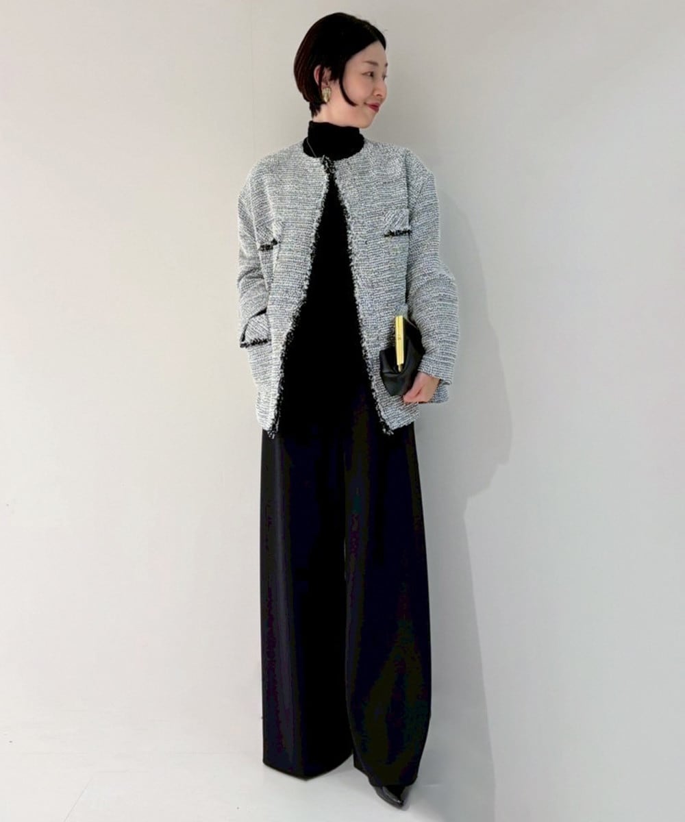 ワイドパンツスタイル