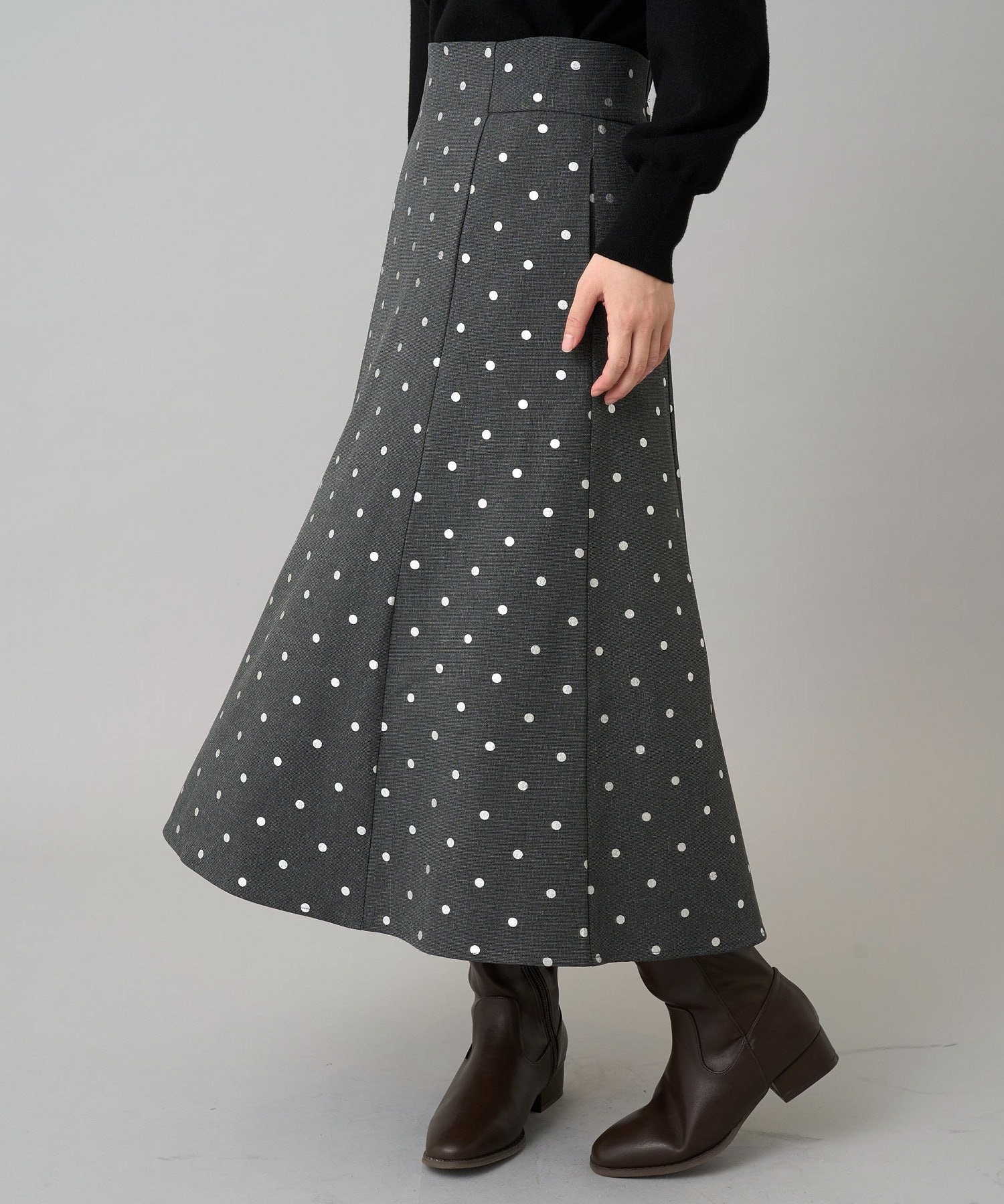 箔プリントスカート