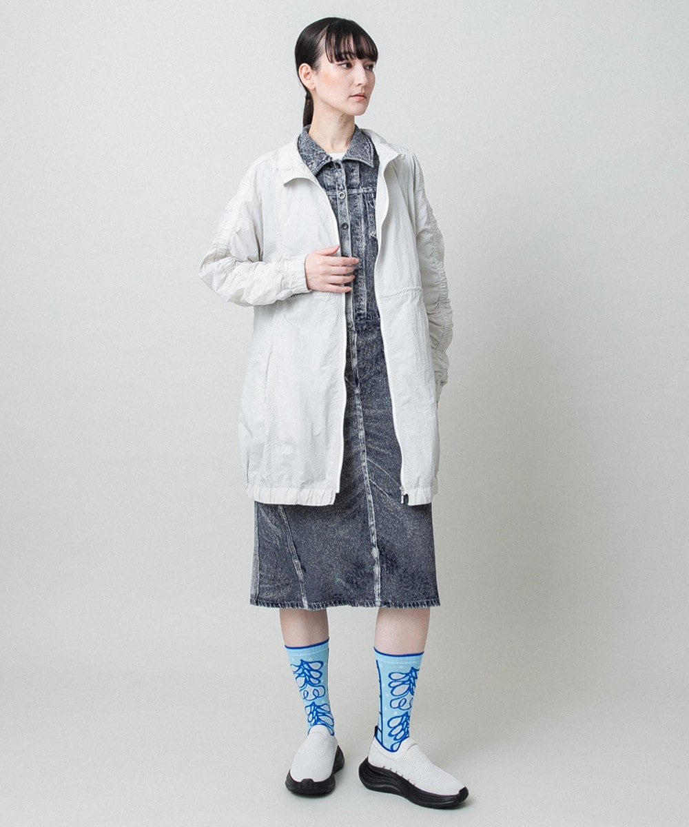 ナイロンタフタスプリングコート