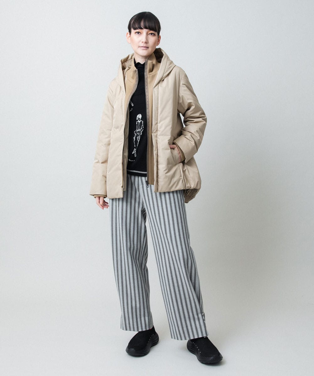 エコダウンリブジョイントジャケット/洗える