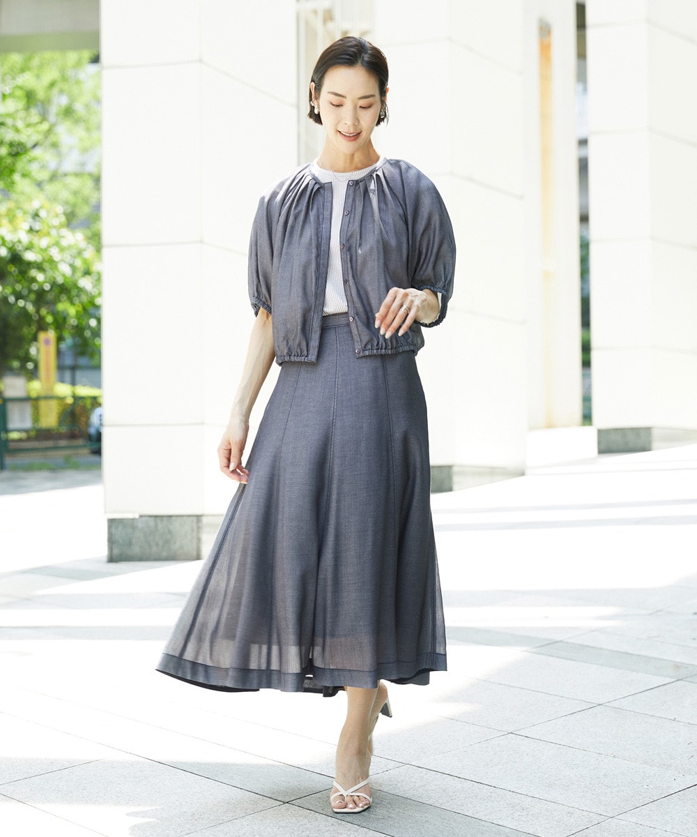 【SKIRT #2】軽やかなデニムライクスカート_1