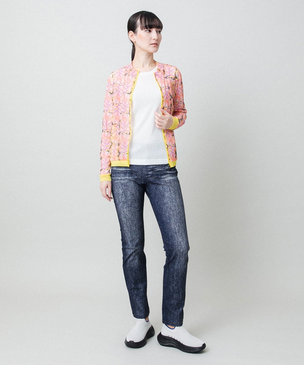 ストレッチデニムパンツ/日本製/洗える