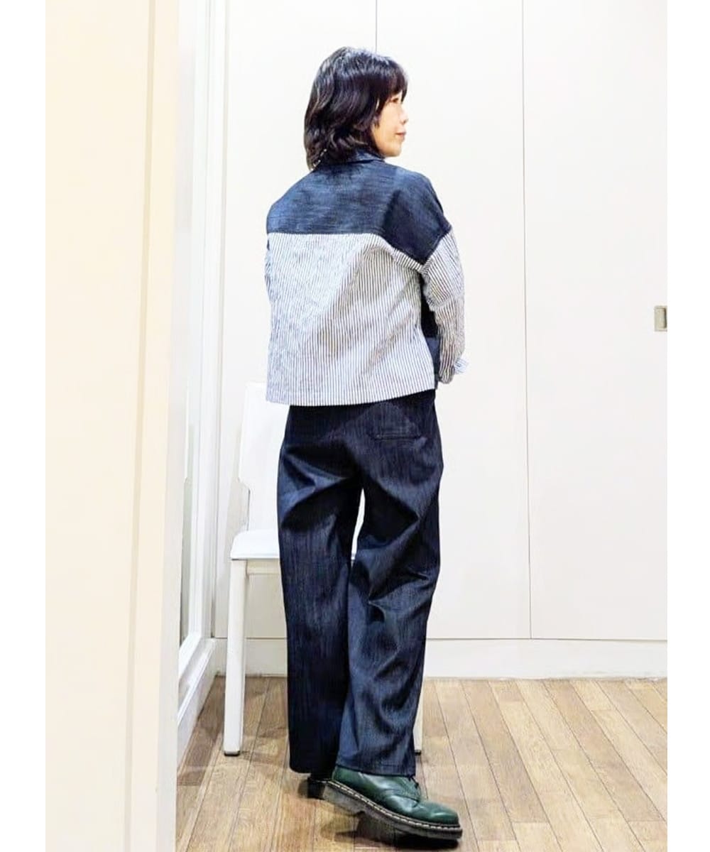 デニムセットアップで大人ハンサムに