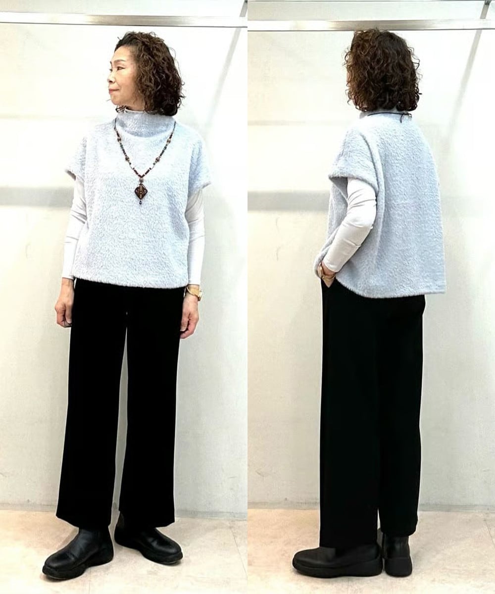 あたたかさのある汎用性の高いパンツ