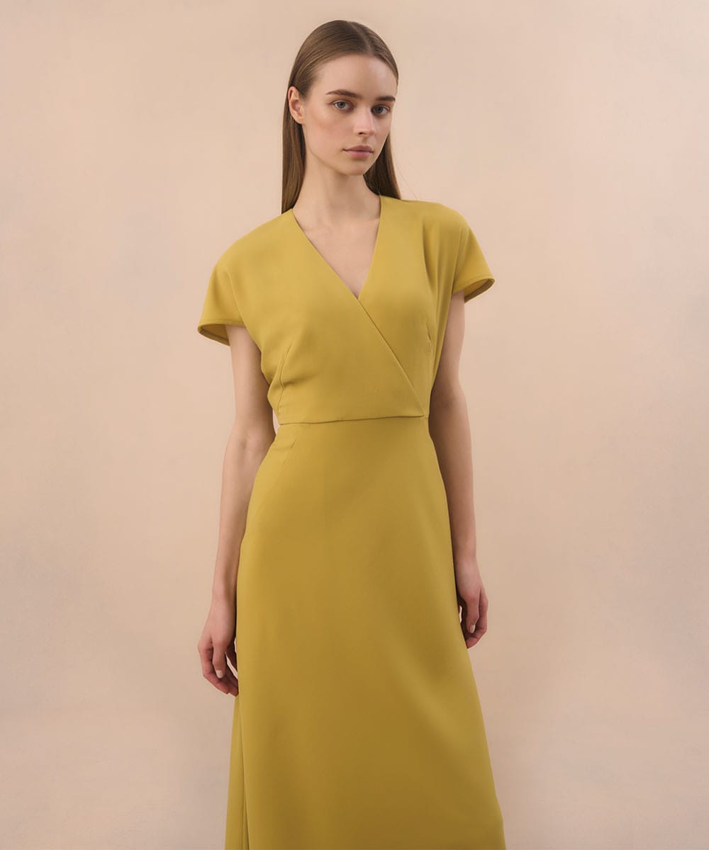 V-neck dress