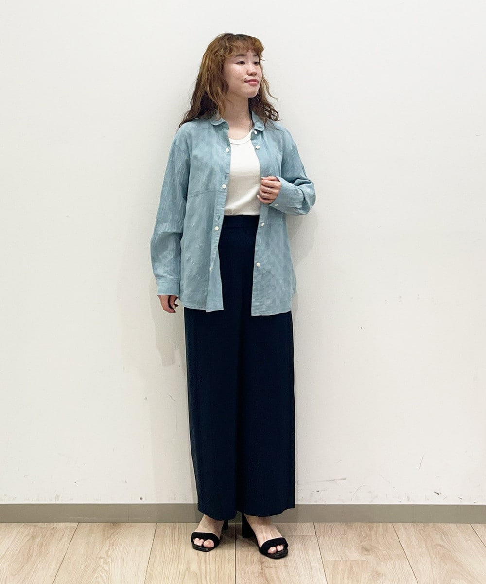 きれいめナチュラルできちんとコーデ