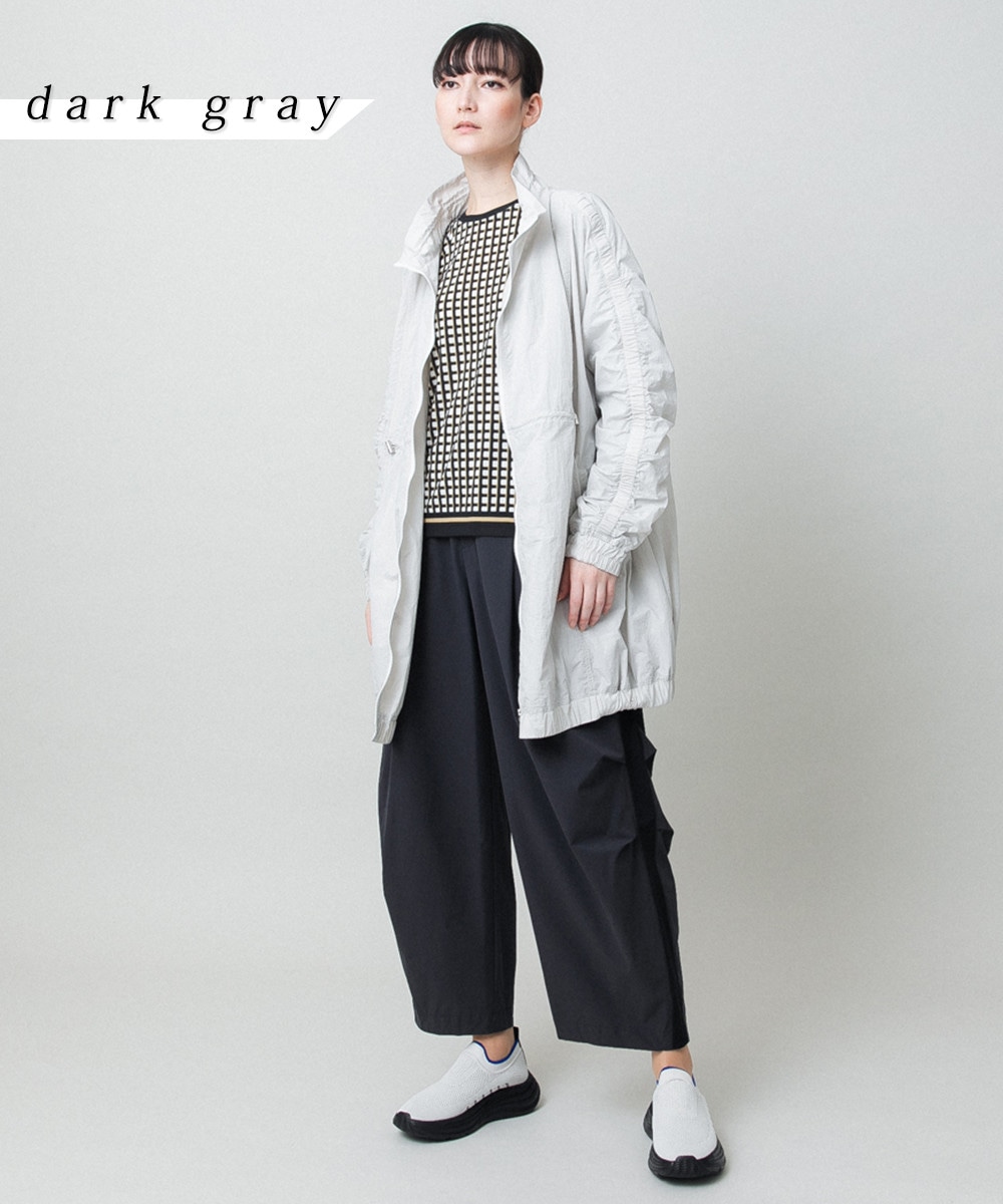 配色ラインカーブタックパンツ