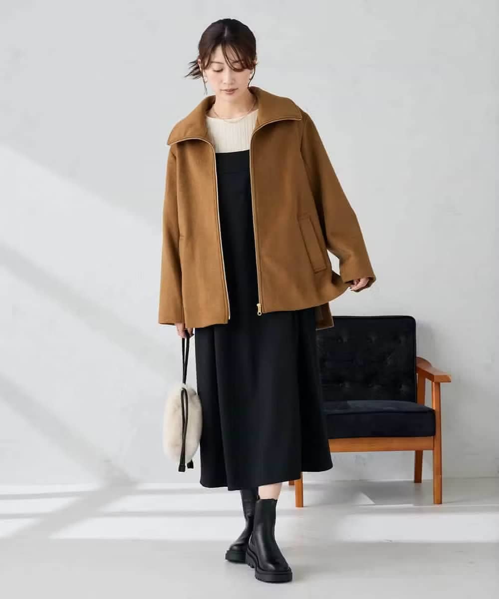 ステンカラージップジャケット