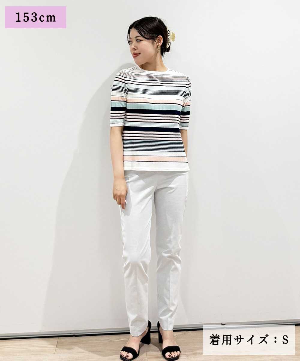 長時間でもノンストレスな美脚パンツ