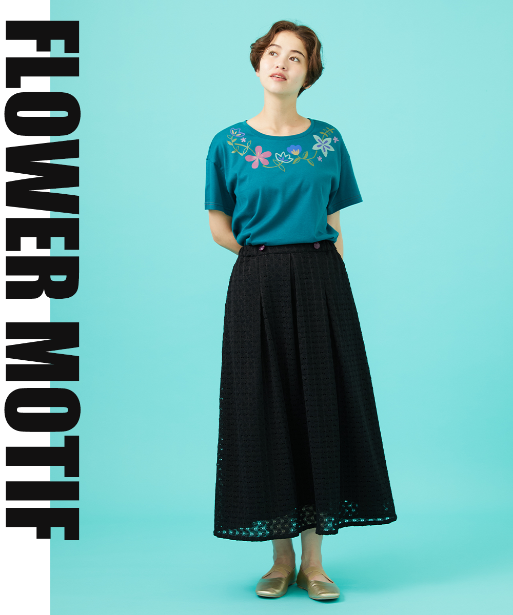 Planta フラワープリントTシャツ