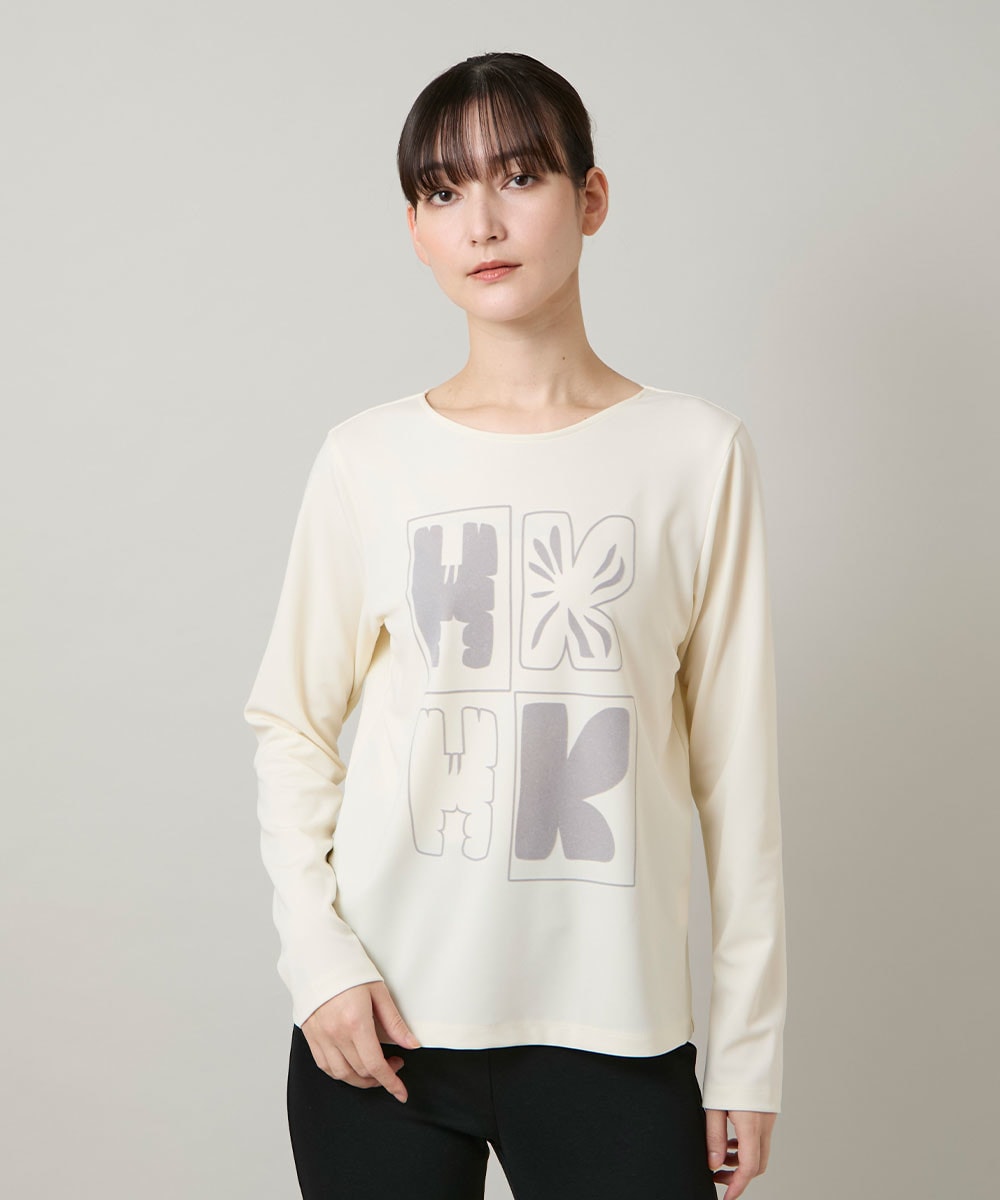 フロッキーロゴジャージープルオーバー/日本製/洗える