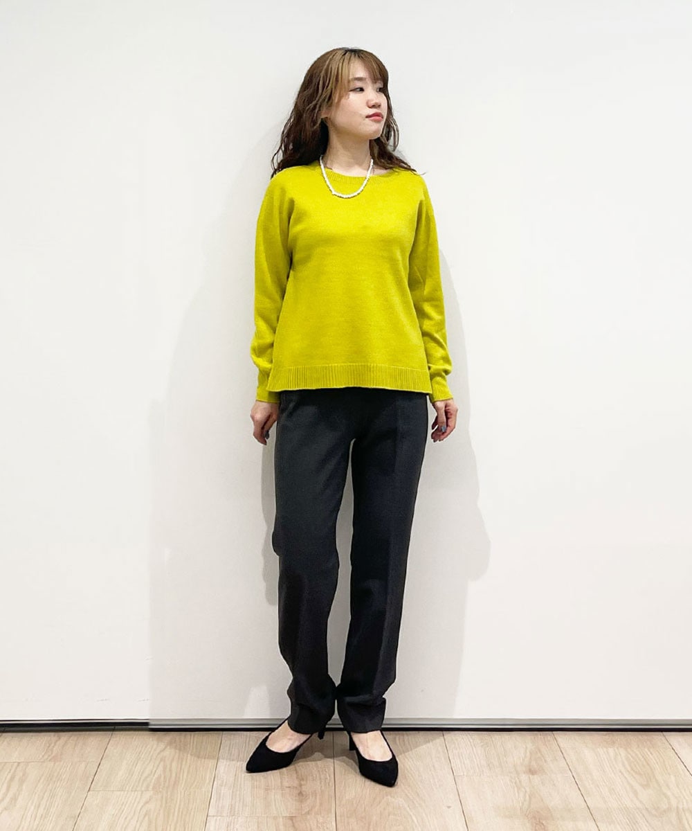 カシミヤシルクの着心地の良い上質ニット