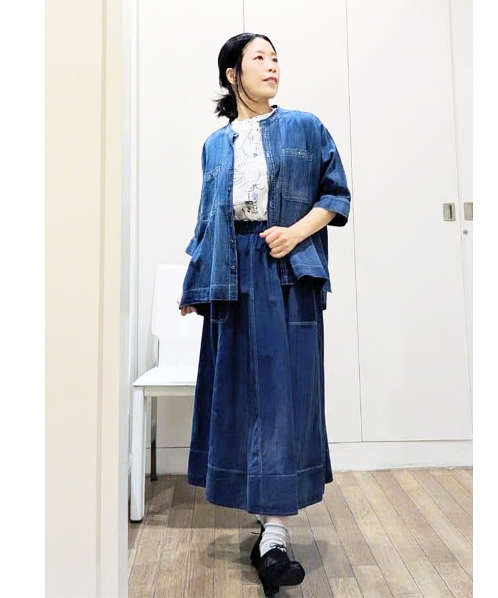 スタイリングの主役になるモダン柄