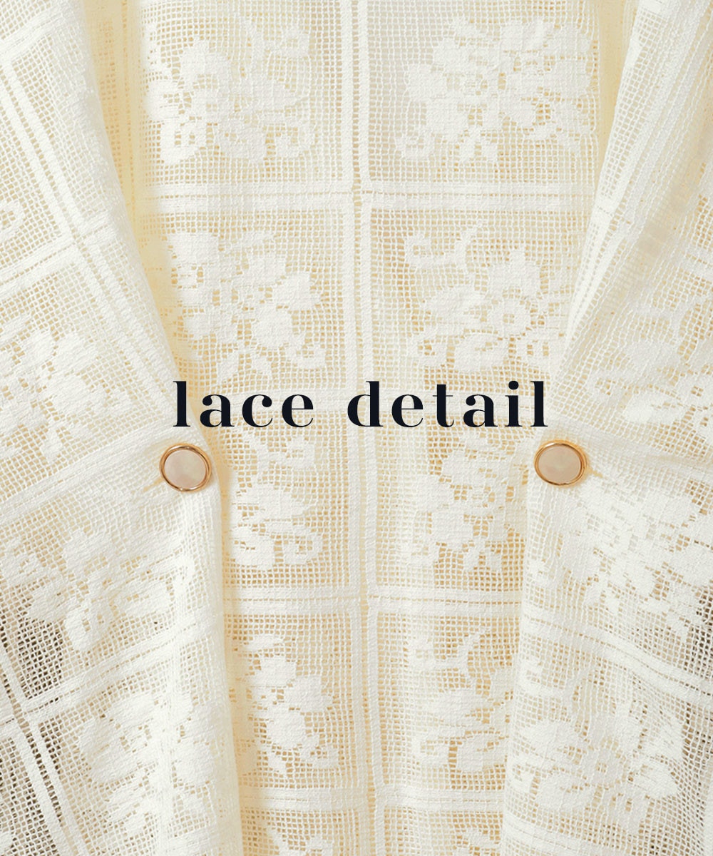 フラワーモチーフシアージャケット