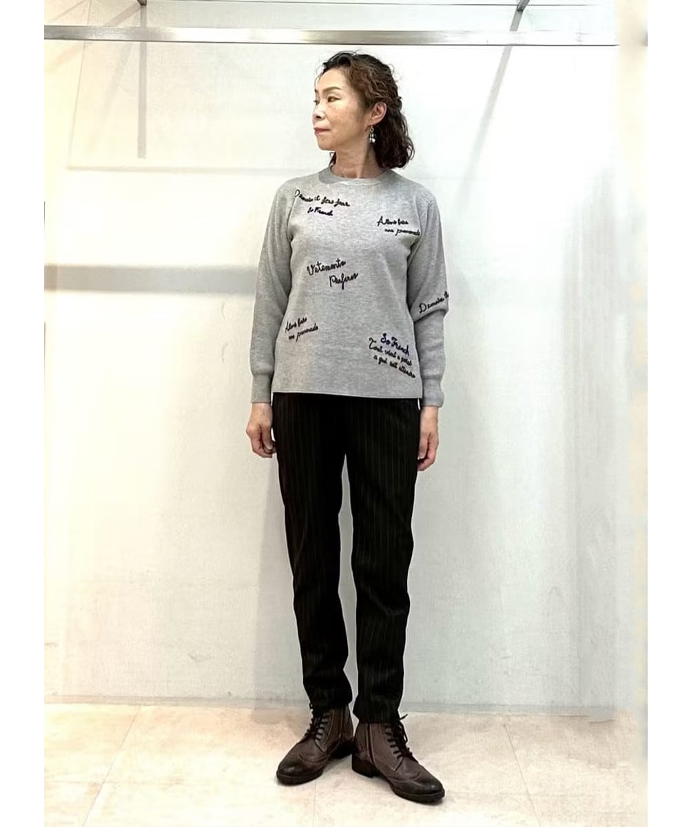 大人の遊び心擽る着映えニット