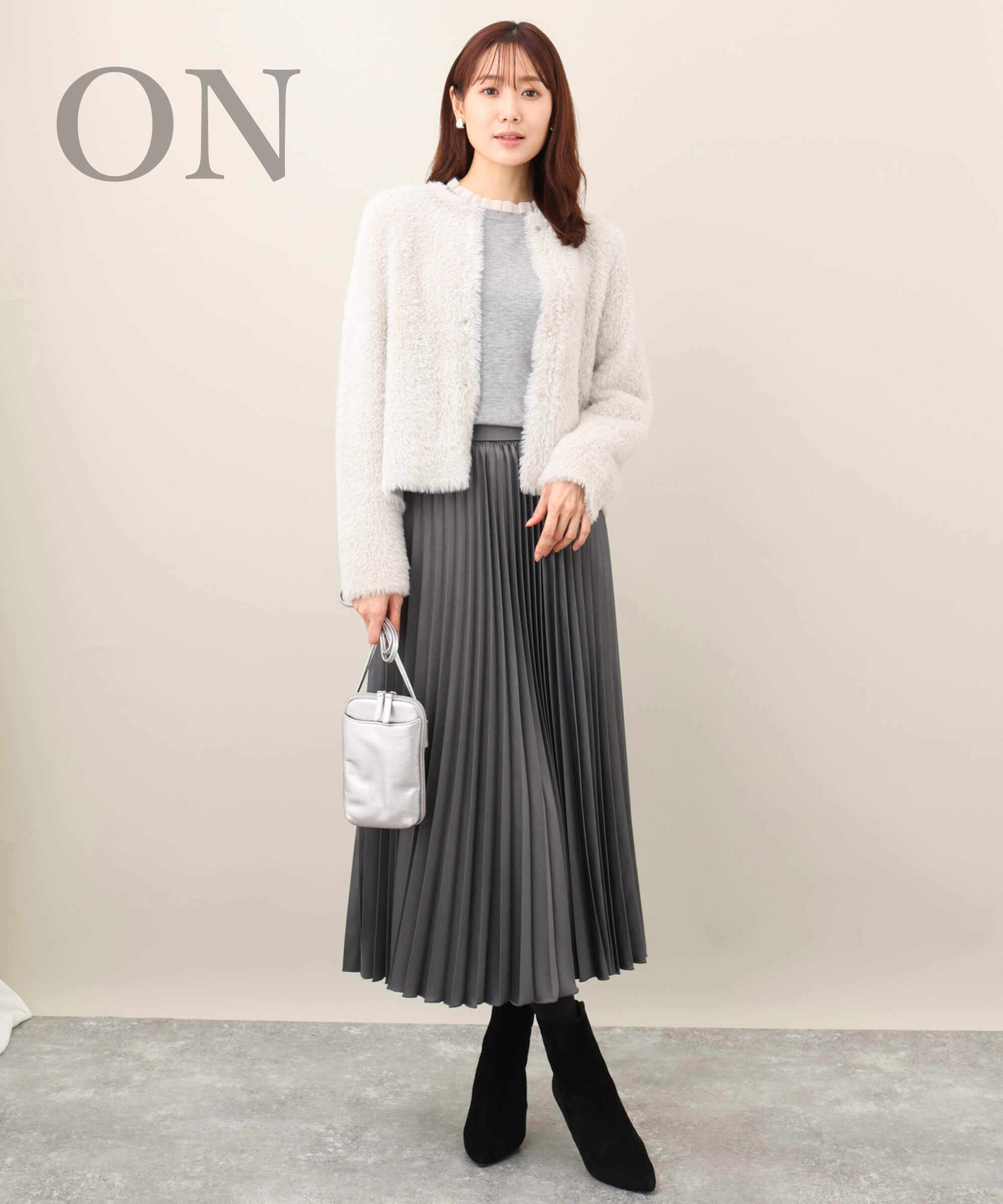 MKミッシェルクランのプリーツスカート画像