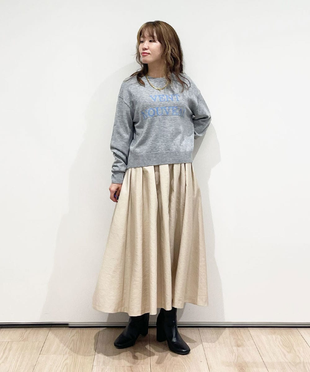 シンプルで合わせやすく着回しも◎