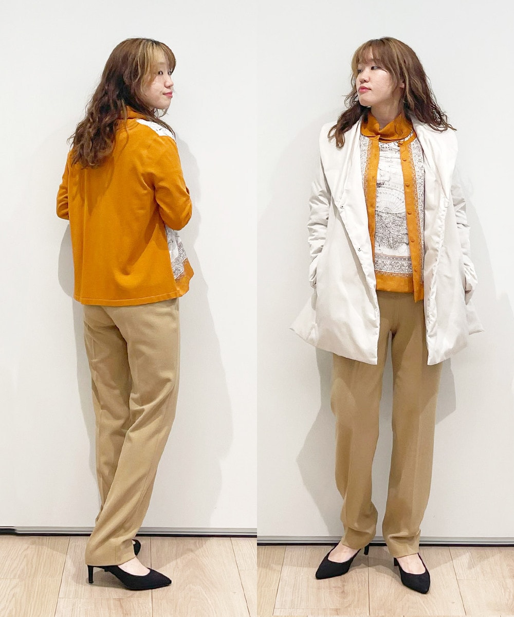 派手になりすぎず上品に映えるアンサンブル