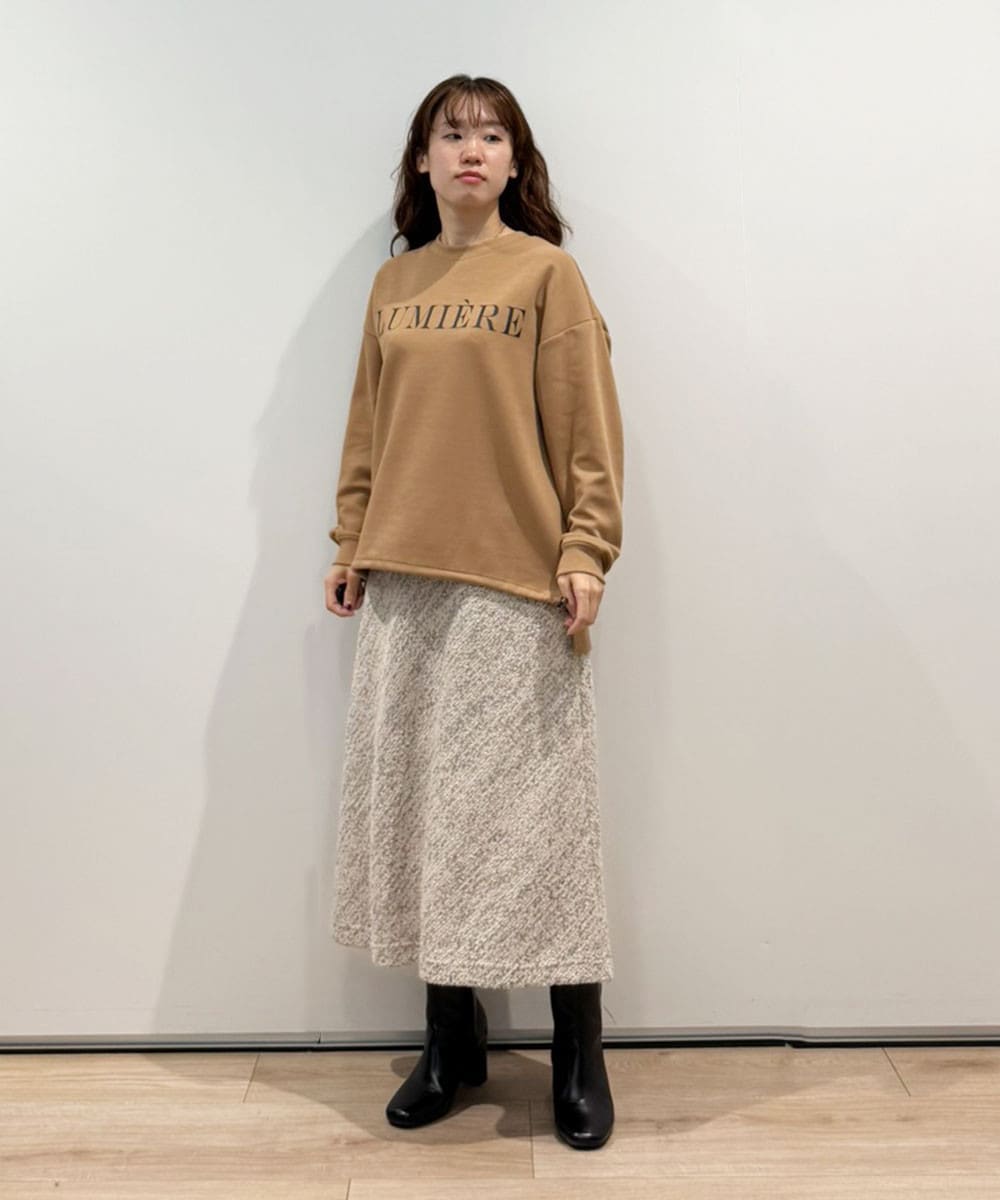 大人リラクシーなロゴプルオーバー