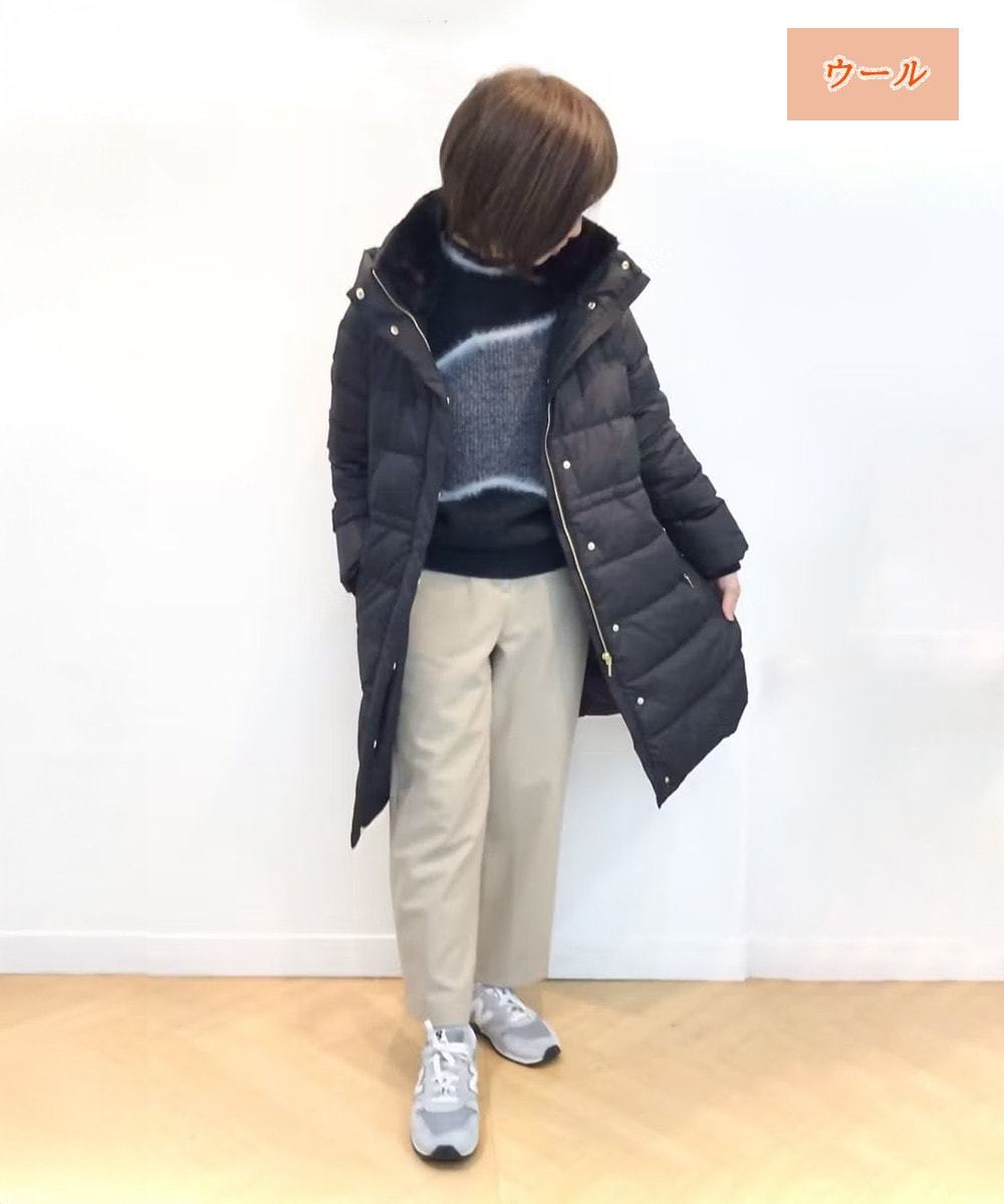 温かいウールニットを主役に