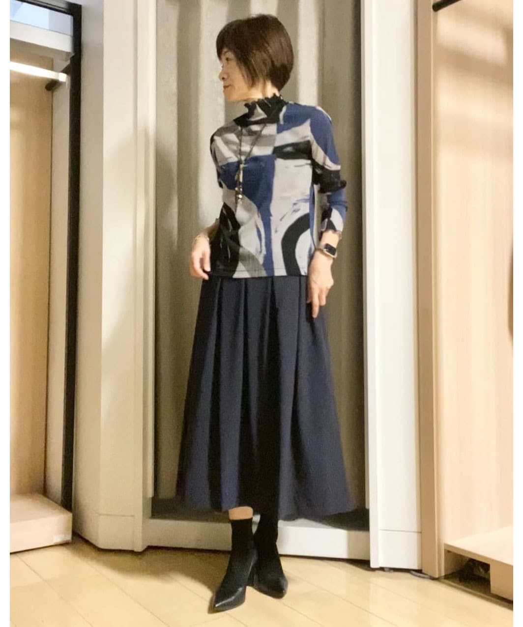 レイヤードのインナーにも大活躍