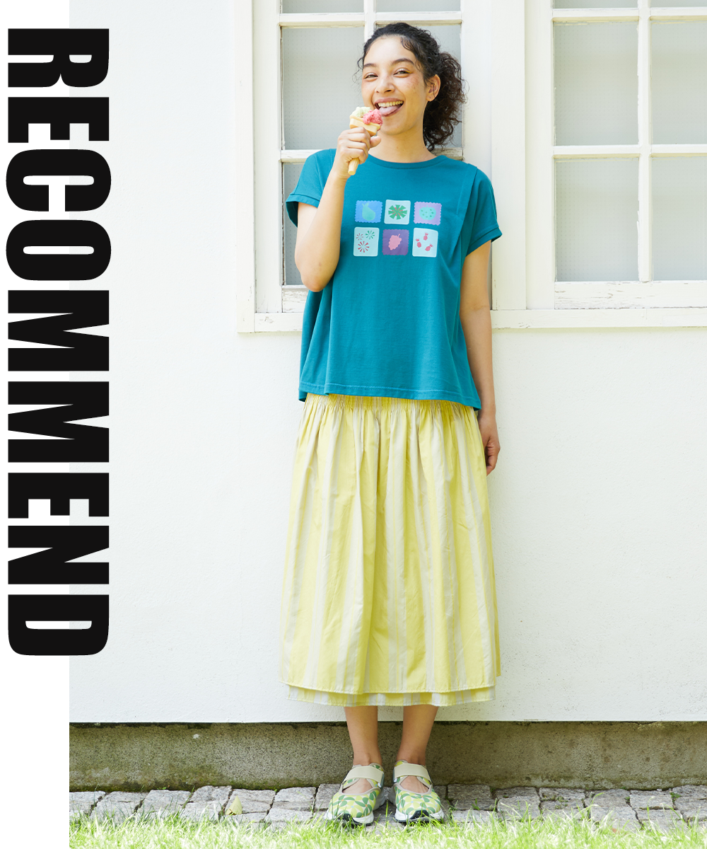 Planta モチーフプリントTシャツ