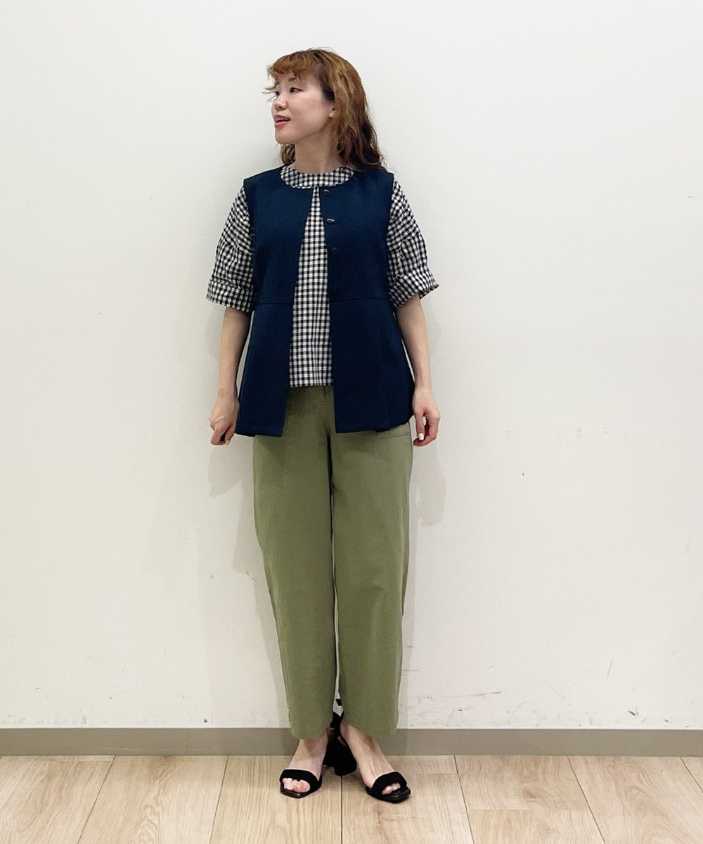 ギンガムチェック大人かわいい一枚